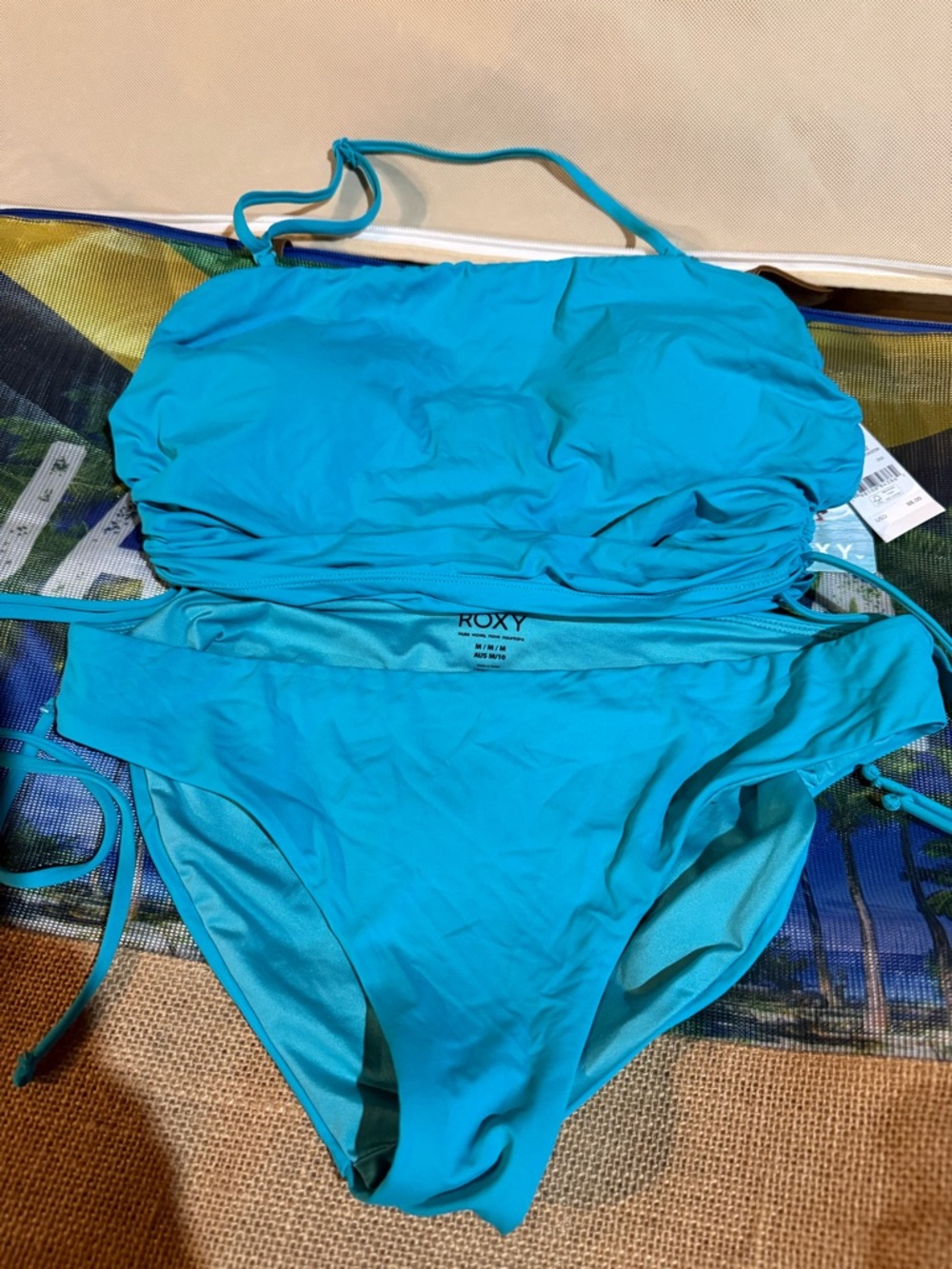 Roxy Turquoise Blue Women’s Bikini Set